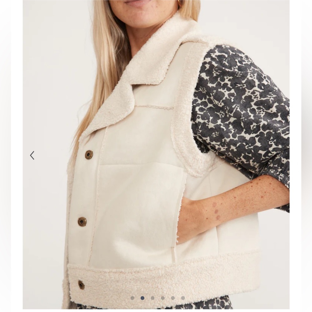 Marine layer Quebec Sherpa Vest fall 2023